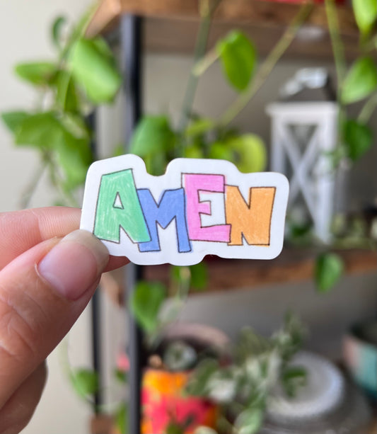 Amen Sticker