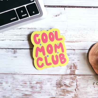 Cool Mom Club Sticker (Yellow)